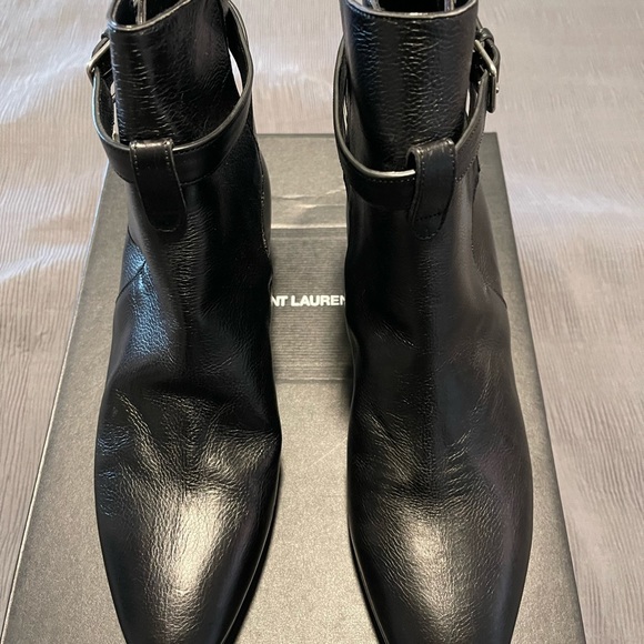 New Saint Laurent  Men\'s Wyatt Jodhpur Boots main image 4